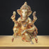 Brass Ganesh Ji God Idol Statue 2.86 Kg